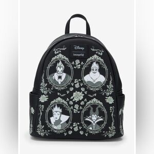 Loungefly Disney Princess Villains Glow in the Dark Mini Backpack